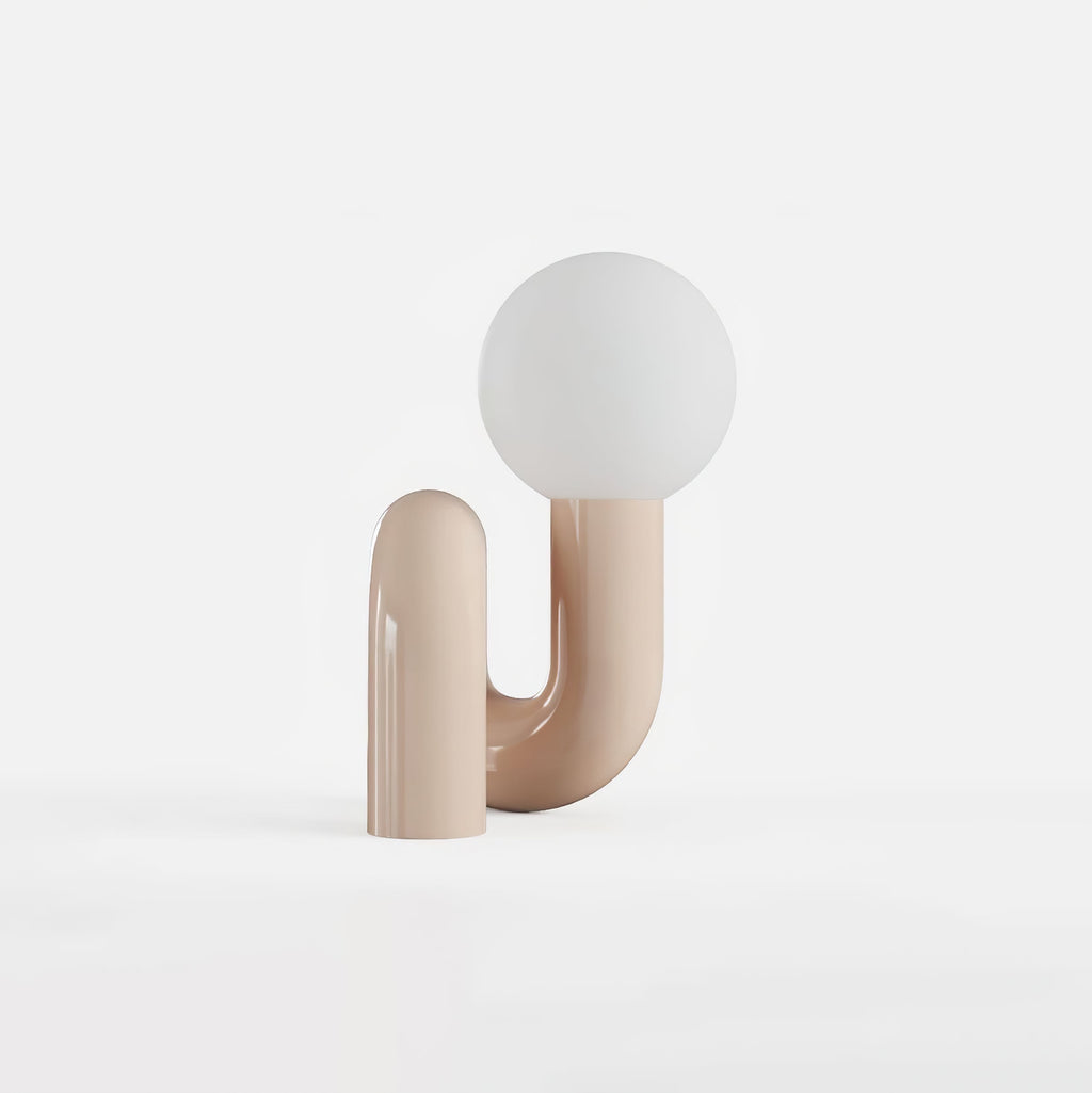 Lampada da Tavolo Giocosa a Forma di N