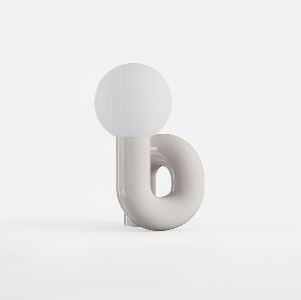 Lampada da Tavolo Giocosa a Forma di N