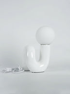 Lampada da Tavolo Giocosa a Forma di N