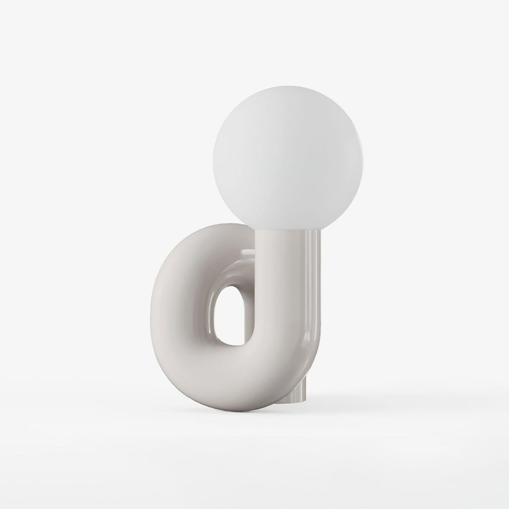 Lampada da Tavolo Giocosa a Forma di N