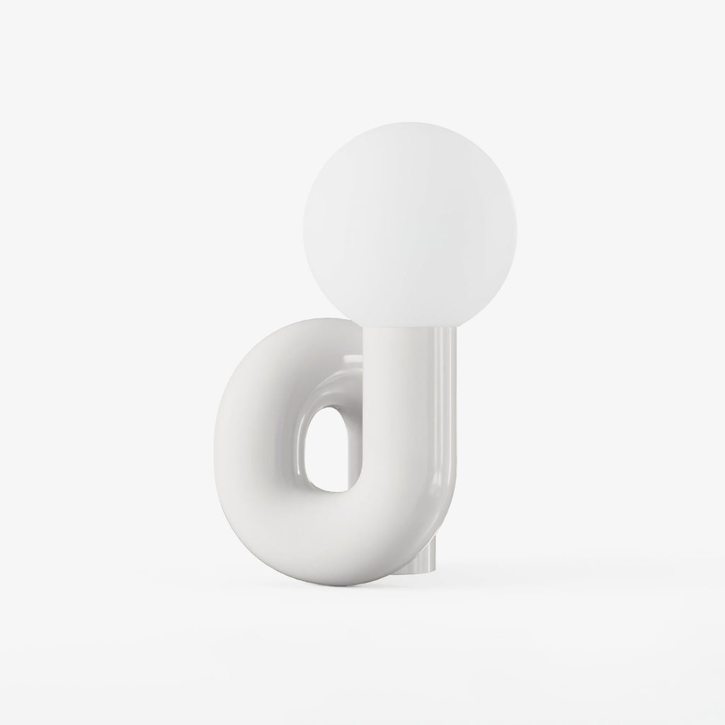 Lampada da Tavolo Giocosa a Forma di N