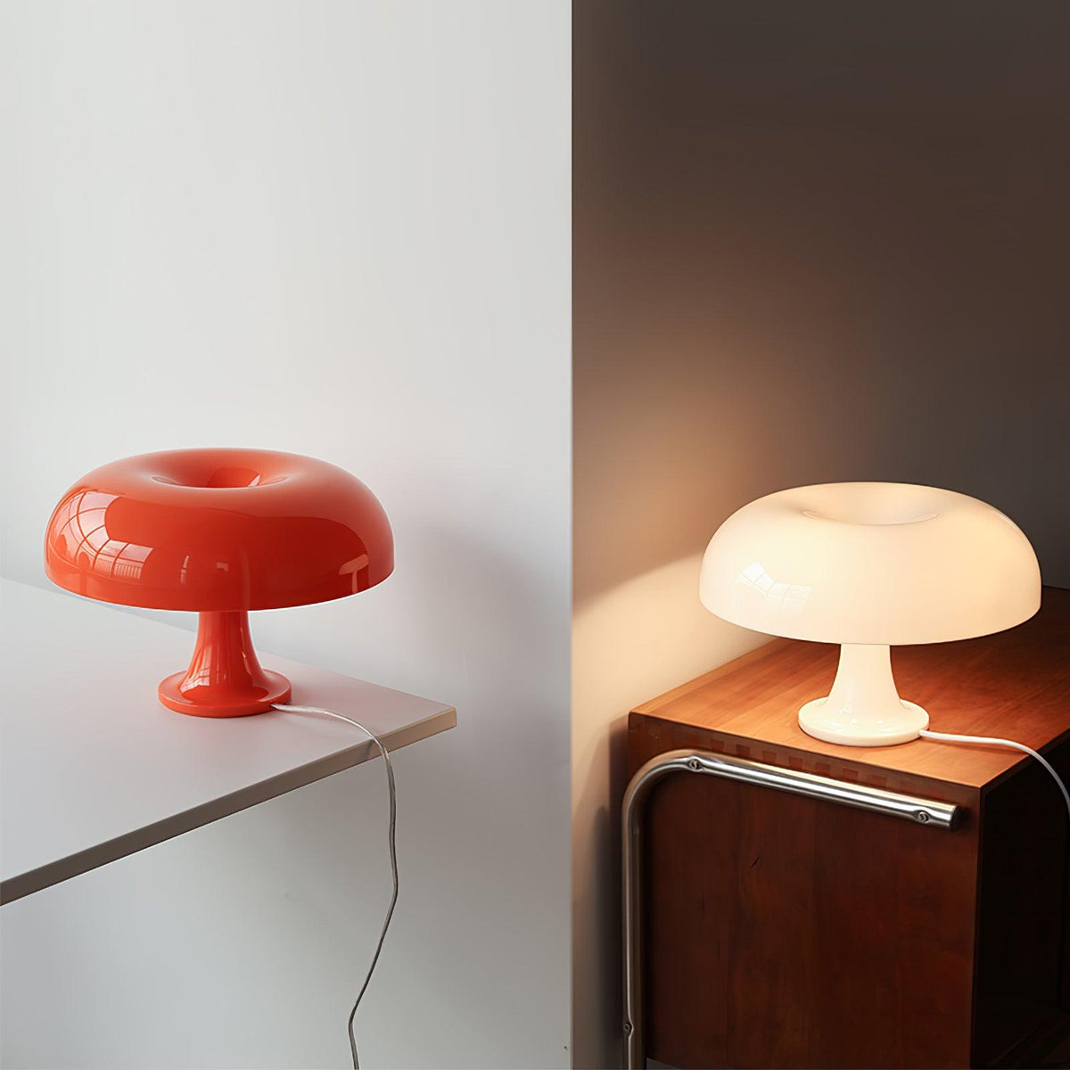 Lampada da Tavolo Giocosa a Forma di Fungo