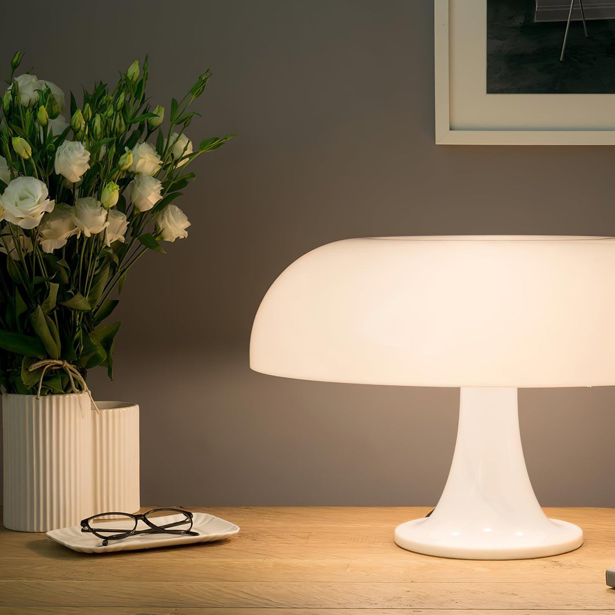 Lampada da Tavolo Giocosa a Forma di Fungo