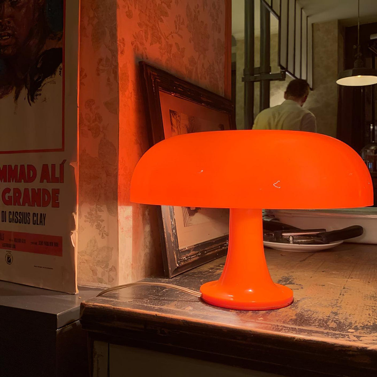 Lampada da Tavolo Giocosa a Forma di Fungo
