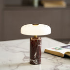 Lampada da Tavolo in Marmo Lunara