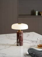 Lampada da Tavolo in Marmo Lunara