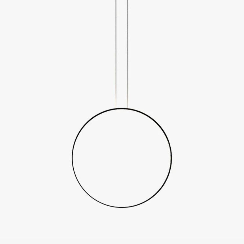 Ryker Luce Pendente Circolare in Metallo Minimalista