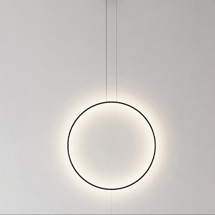 Ryker Luce Pendente Circolare in Metallo Minimalista