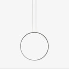 Ryker Luce Pendente Circolare in Metallo Minimalista