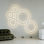 Ryker Luce Pendente Circolare in Metallo Minimalista