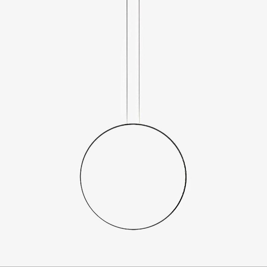 Ryker Luce Pendente Circolare in Metallo Minimalista