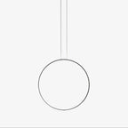 Ryker Luce Pendente Circolare in Metallo Minimalista