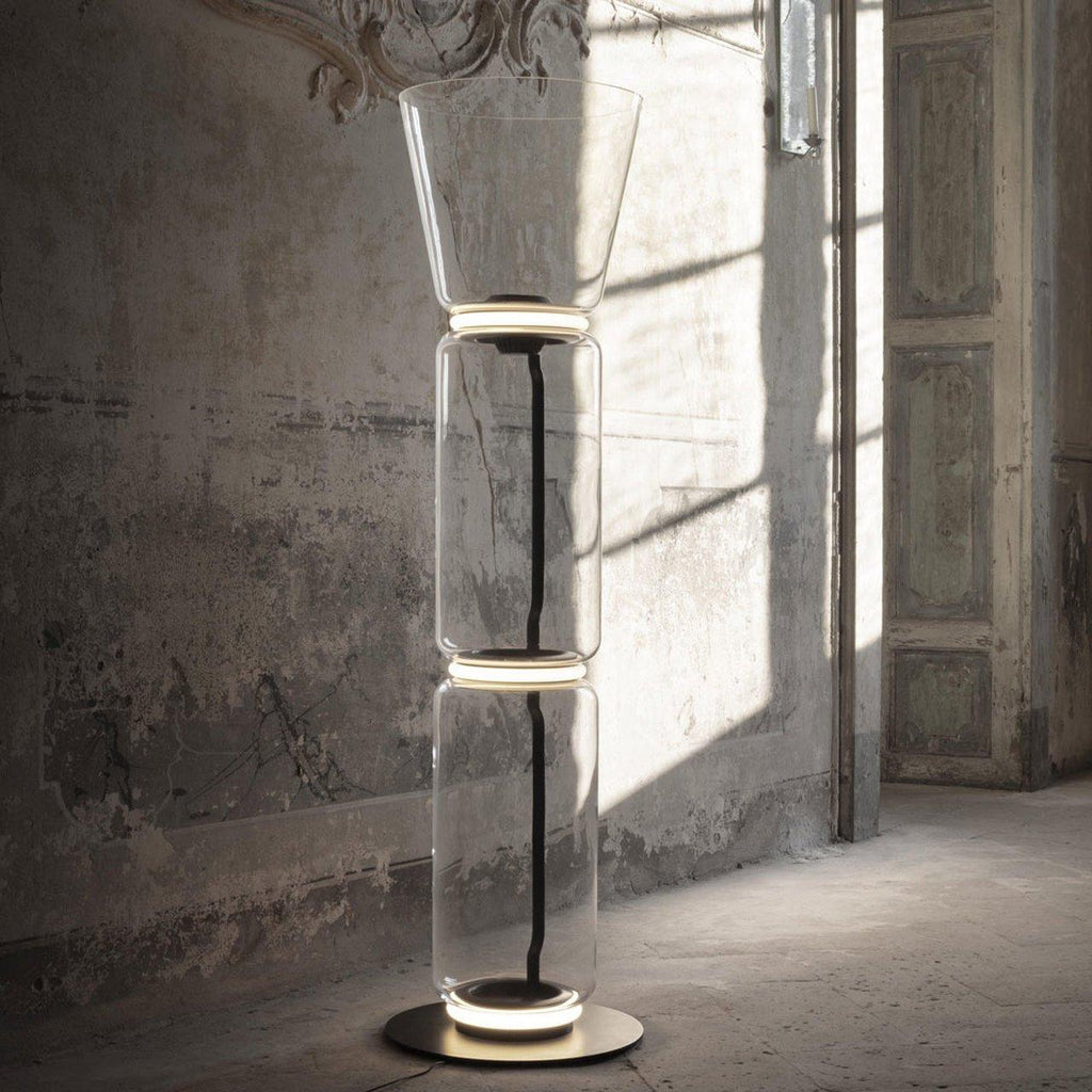 Lampada da Terra in Vetro di Bambù