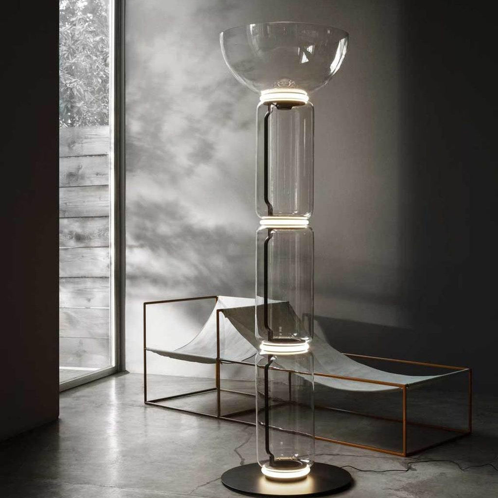 Lampada da Terra in Vetro di Bambù