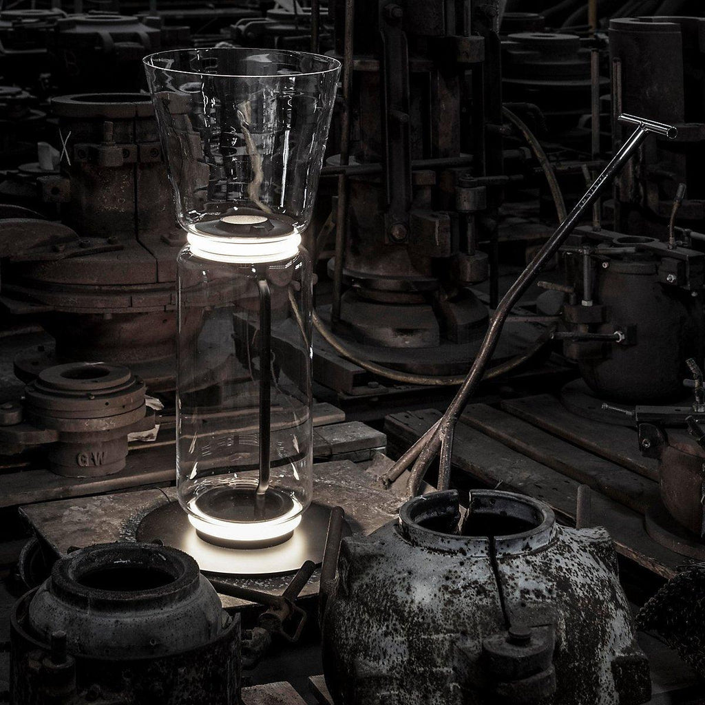 Lampada da Terra in Vetro di Bambù