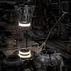 Lampada da Terra in Vetro di Bambù