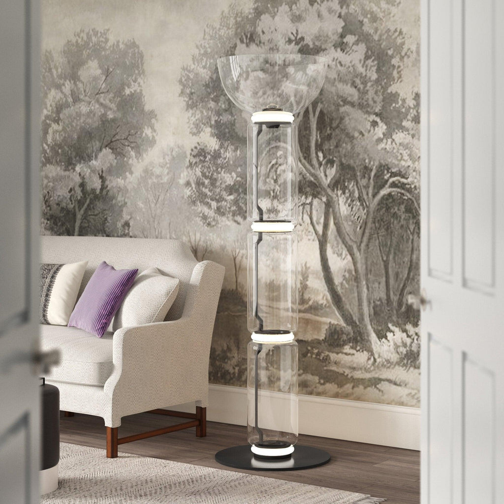 Lampada da Terra in Vetro di Bambù