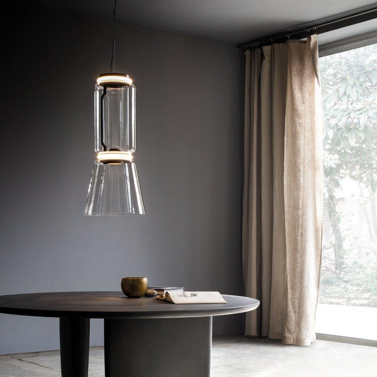 Lampada a sospensione LED cilindrica