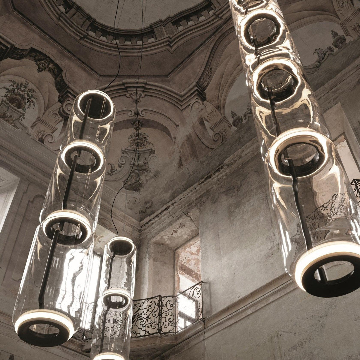 Lampada a sospensione LED cilindrica