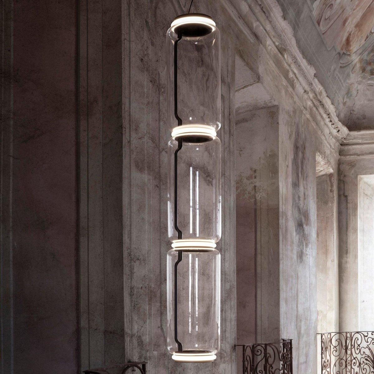 Lampada a sospensione LED cilindrica