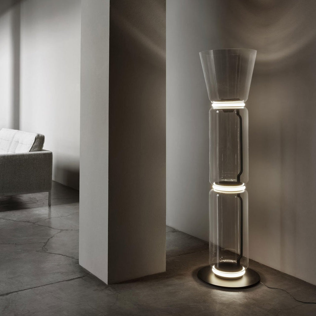 Lampada da Terra in Vetro di Bambù