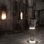 Lampada da Terra in Vetro di Bambù