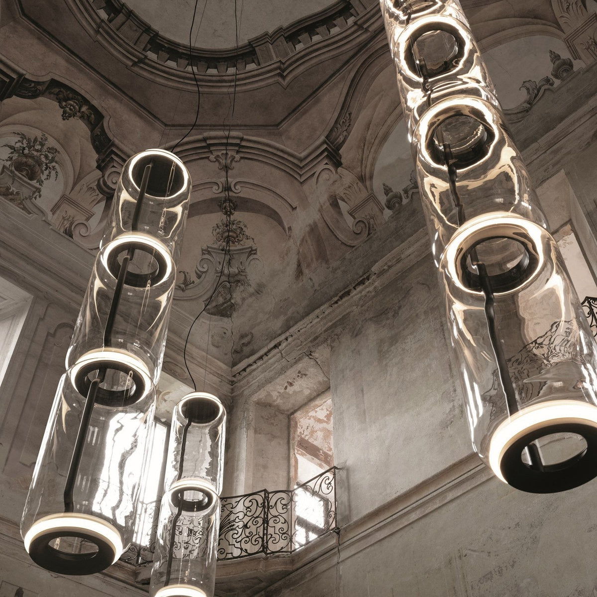 Lampada a sospensione LED cilindrica