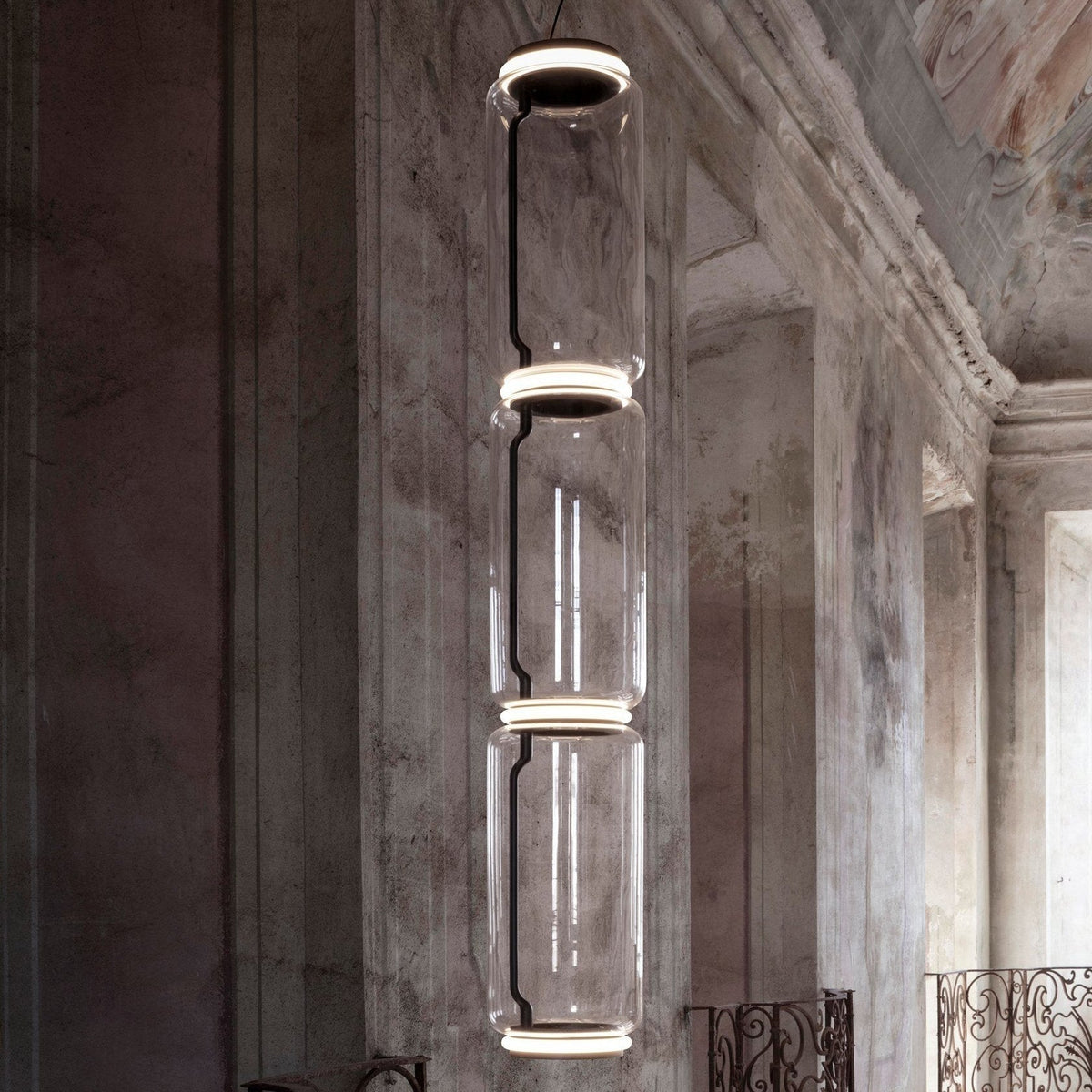 Lampada a sospensione LED cilindrica