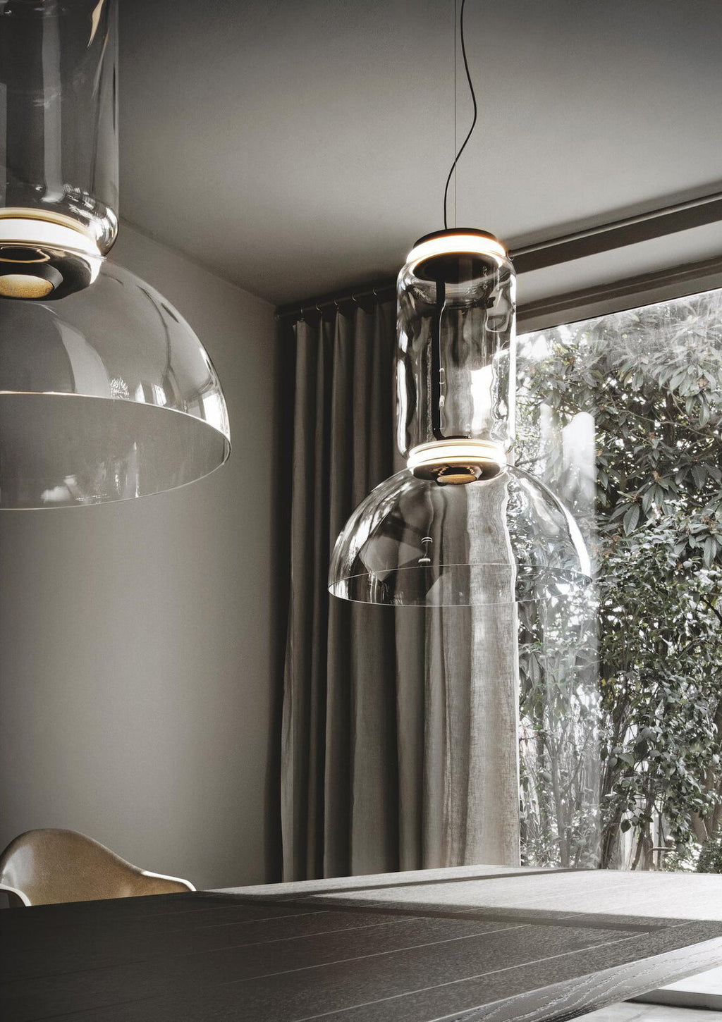 Lampada a sospensione LED cilindrica