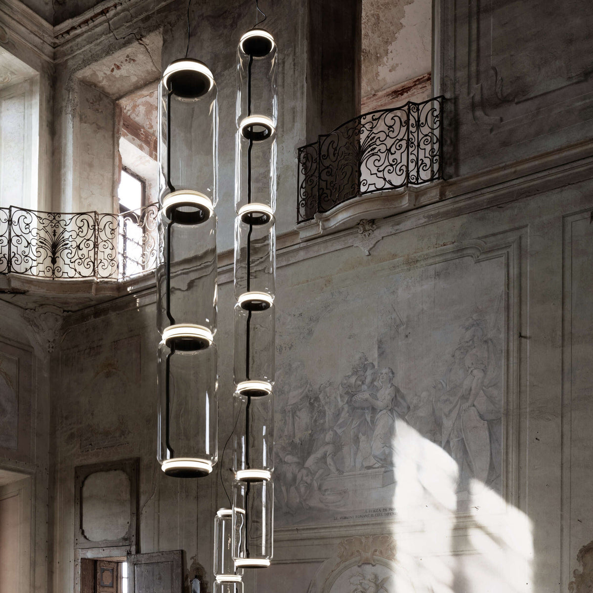 Lampada a sospensione LED cilindrica