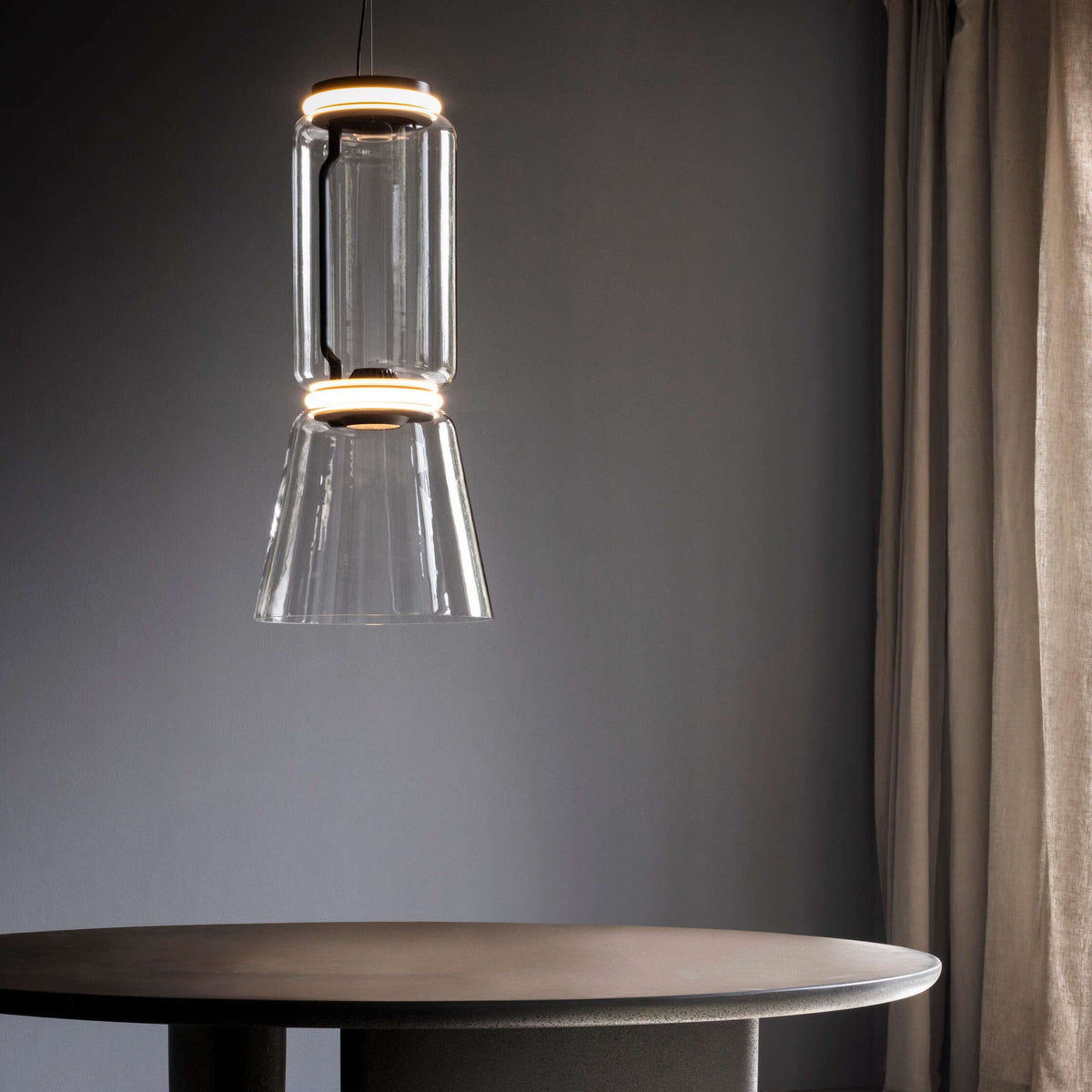 Lampada a sospensione LED cilindrica
