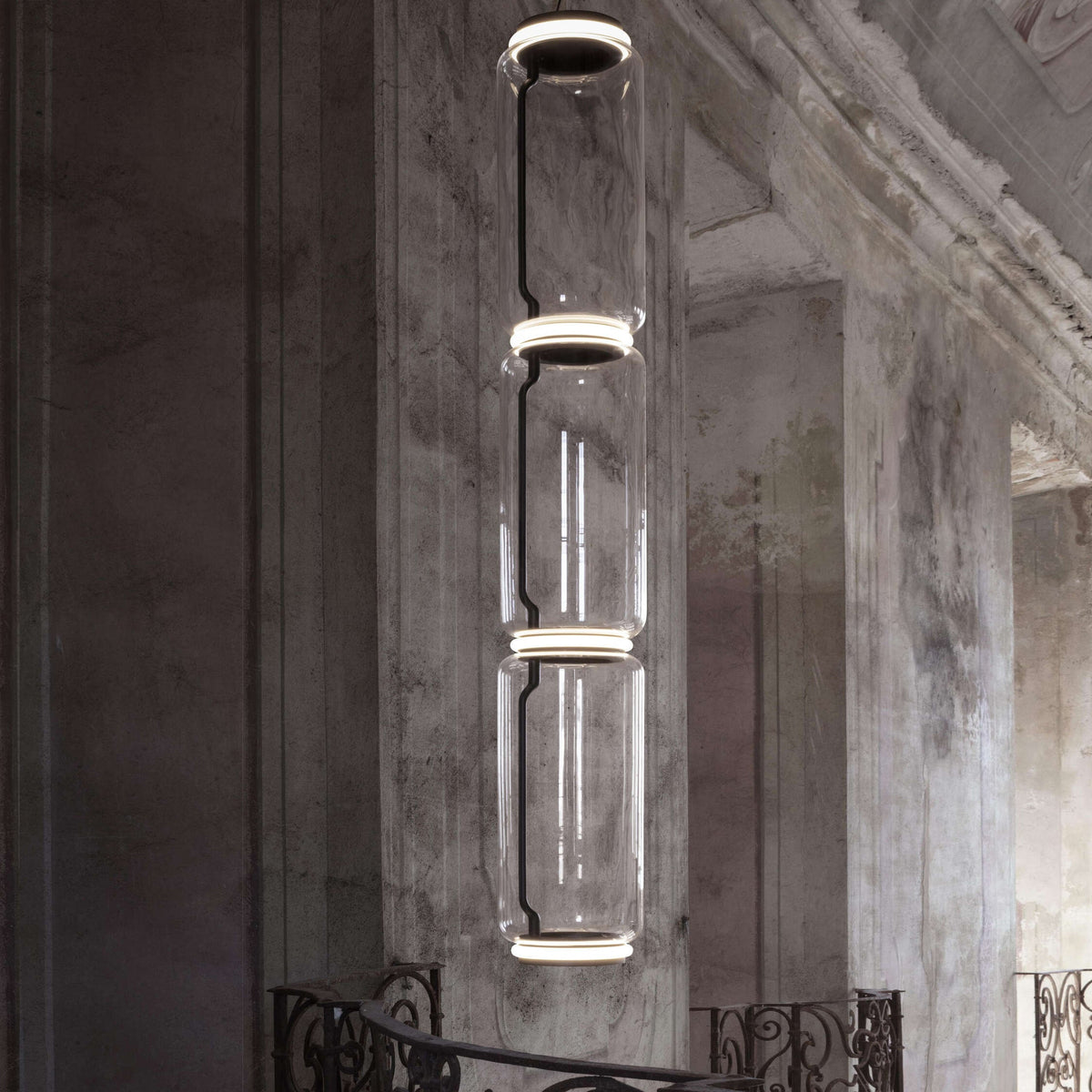 Lampada a sospensione LED cilindrica