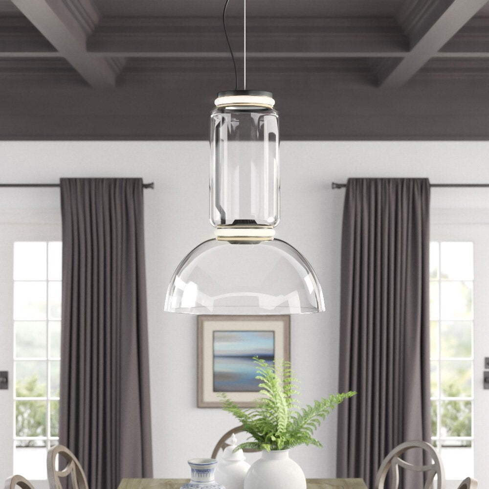Lampada a sospensione LED cilindrica
