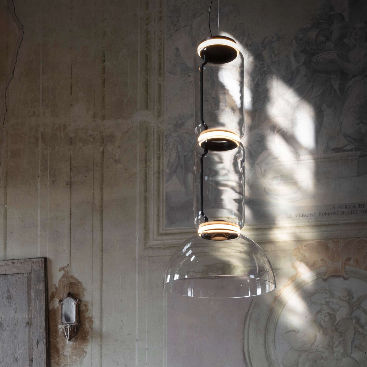 Lampada a sospensione LED cilindrica