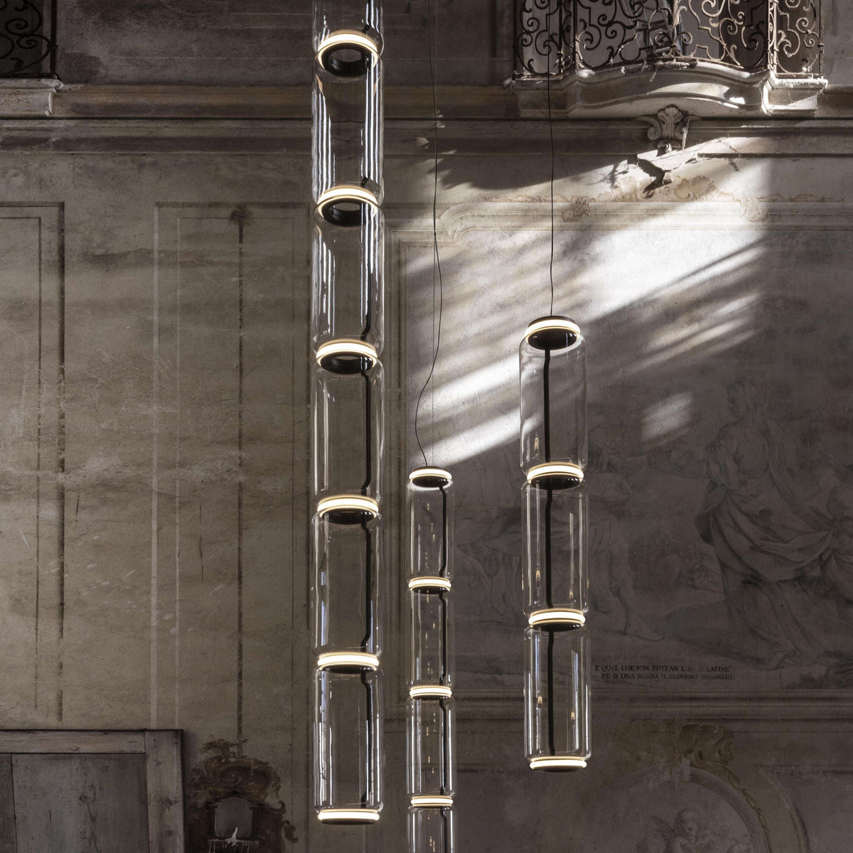 Lampada a sospensione LED cilindrica