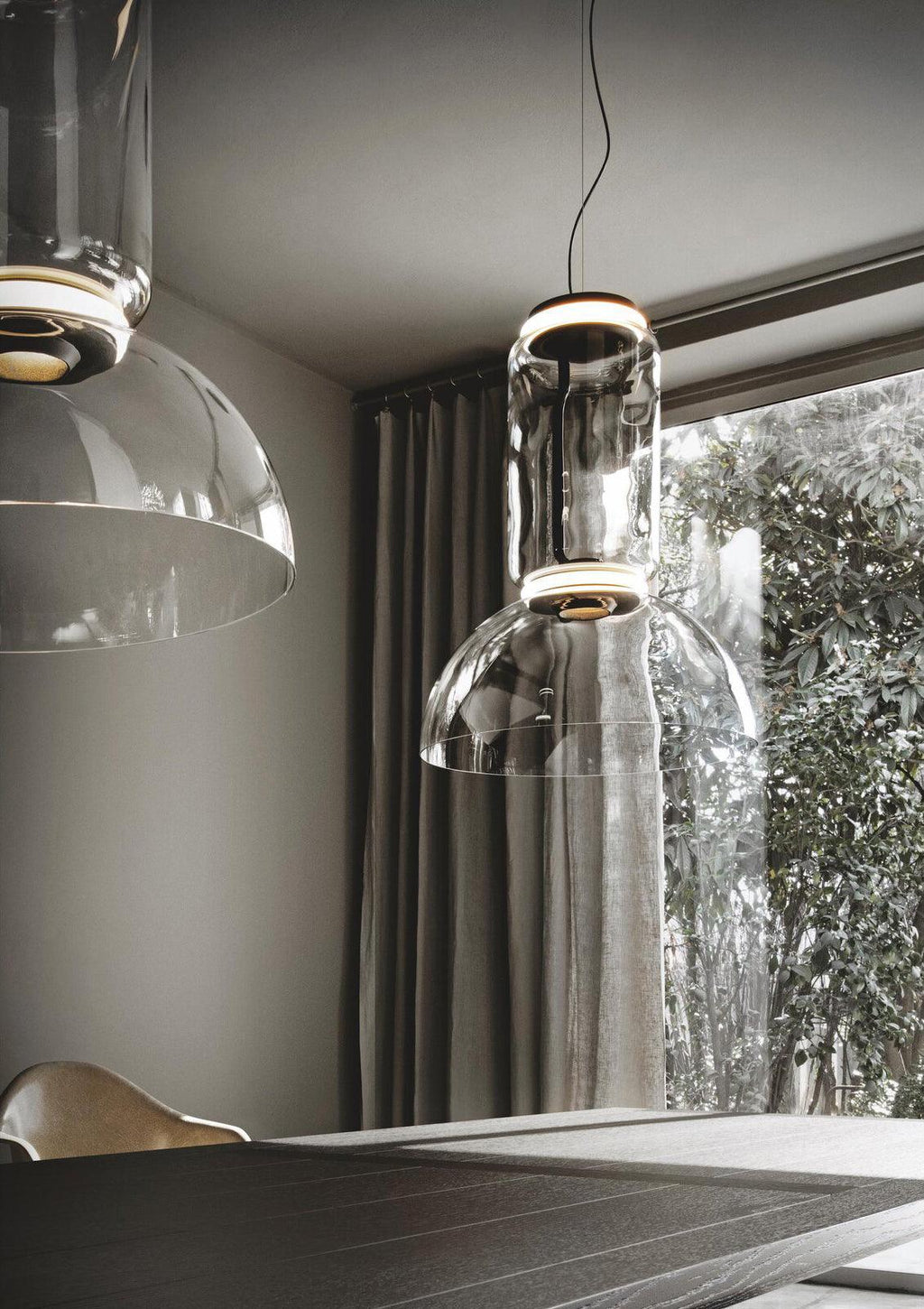 Lampada a sospensione LED cilindrica