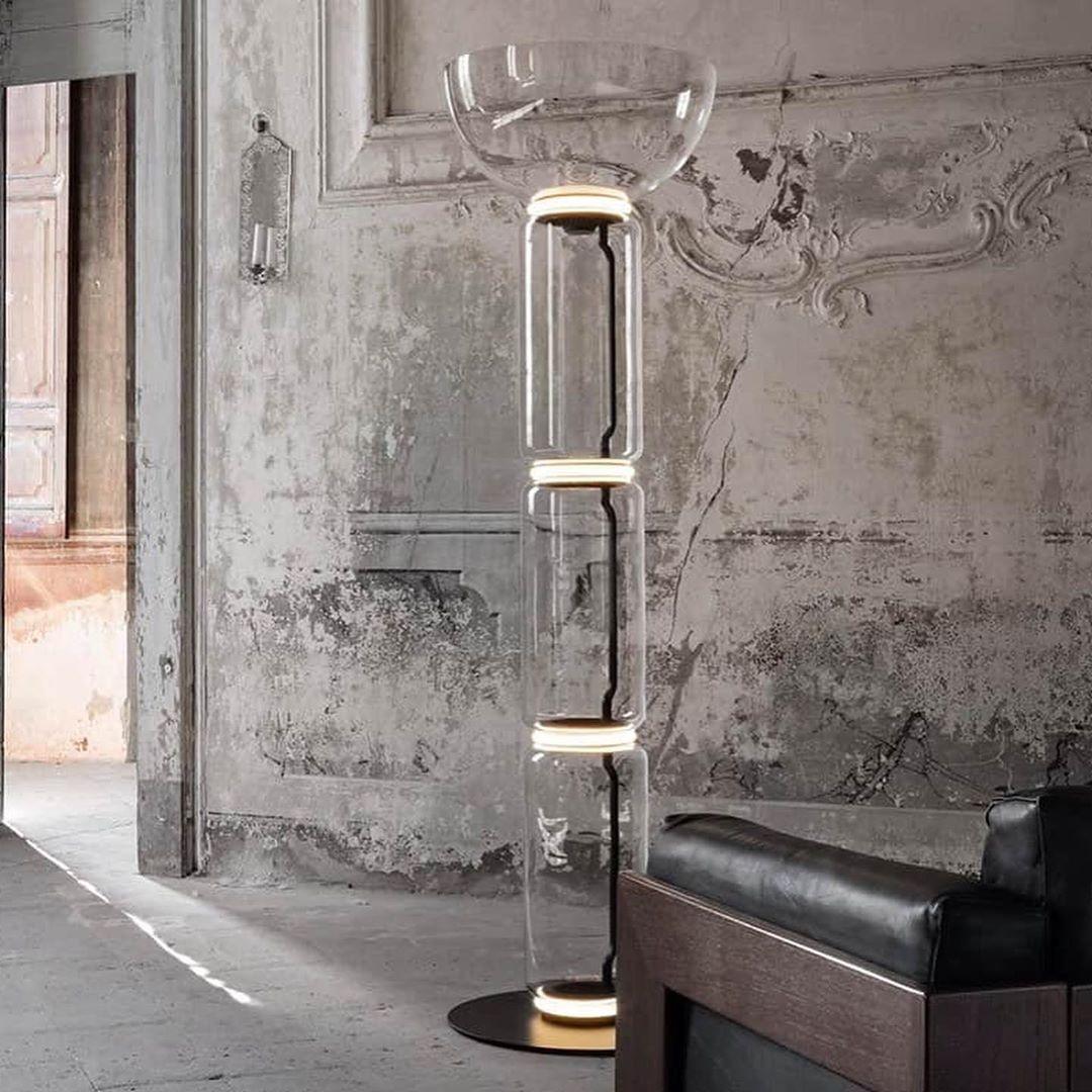 Lampada da Terra in Vetro di Bambù