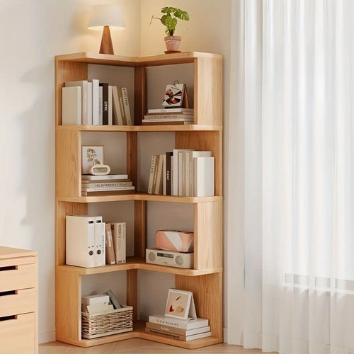 ARDENVELL – Armadio angolare in legno di pino lavorato in stile scandinavo per eleganza e funzionalità salvaspazio