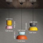 Lampada a sospensione LED Nordic Macaron - Colorata