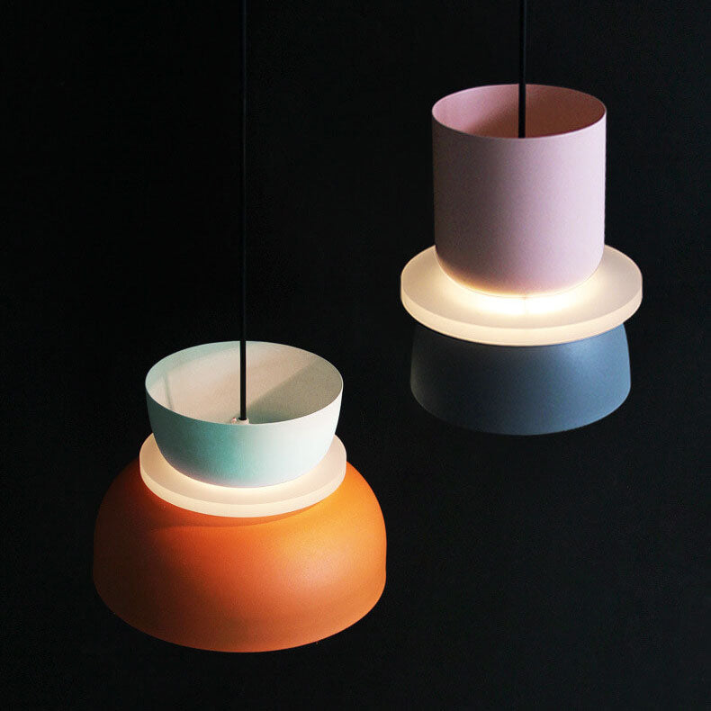 Lampada a sospensione LED Nordic Macaron - Colorata