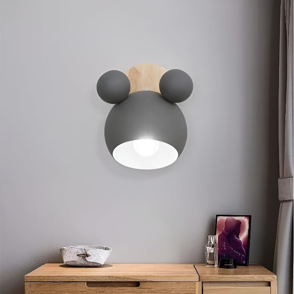 Applique da parete in design Mickey – Decorativa e moderna | Perfetta per camerette e soggiorni