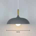 Lampada da soffitto in rovere nordico