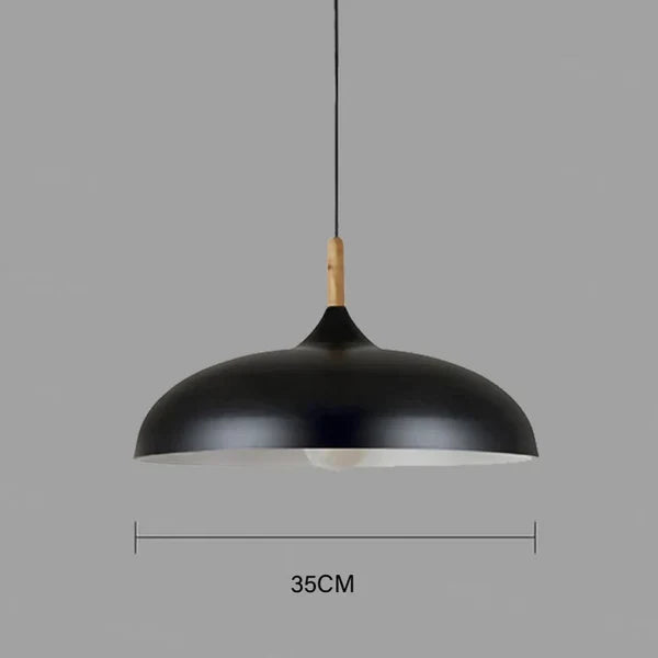 Lampada da soffitto in rovere nordico