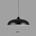 Lampada da soffitto in rovere nordico