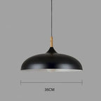 Lampada da soffitto in rovere nordico
