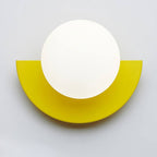Applique da Parete Globo Semicircolare Nordico - Colorato