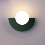 Applique da Parete Globo Semicircolare Nordico - Colorato