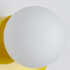 Applique da Parete Globo Semicircolare Nordico - Colorato