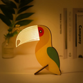 Lampada LED in Legno Animale Nordica - Alimentata da USB