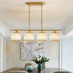 Lampadario in Vetro Multi-Testa Nordico